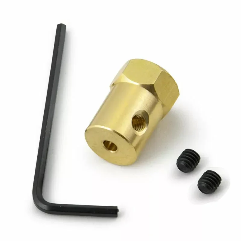 PATIKIL Messing Wellenkupplung – 8 Stück, 2–6 Mm, Starr, Mit Schrauben, Für RC Autos, Motoren & Roboter