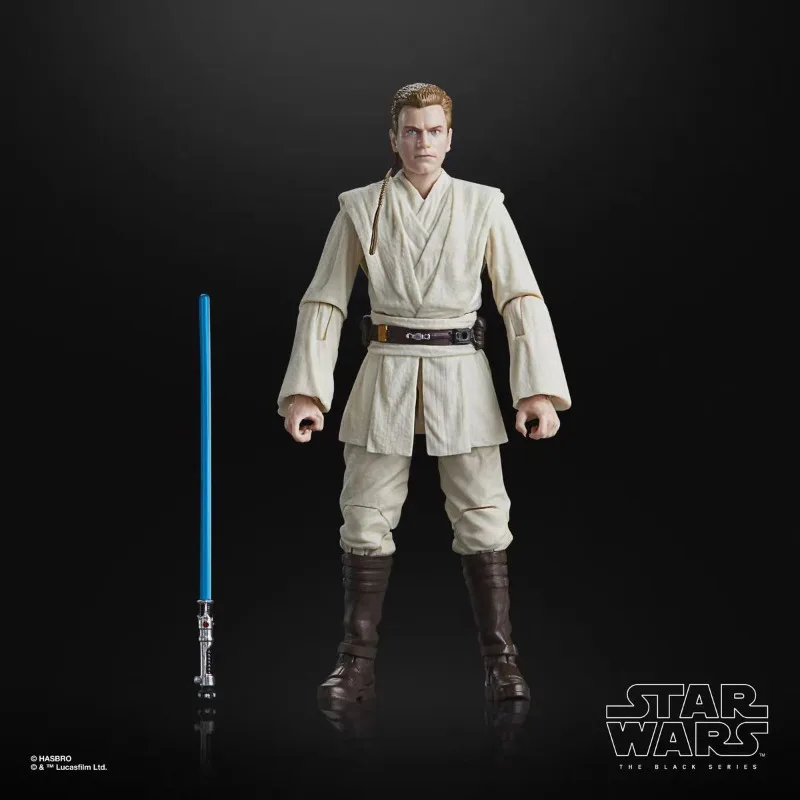

Original Hasbro Star Wars The Black Series Obi-Wan Kenobi Anime Figure Collection Toy