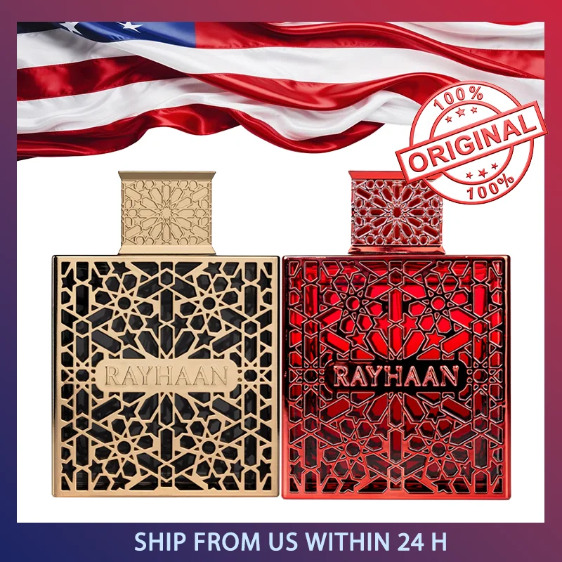 RAYHAAN Crimson Elixir Eau de Parfum Spray para unisex 3,4 onzas