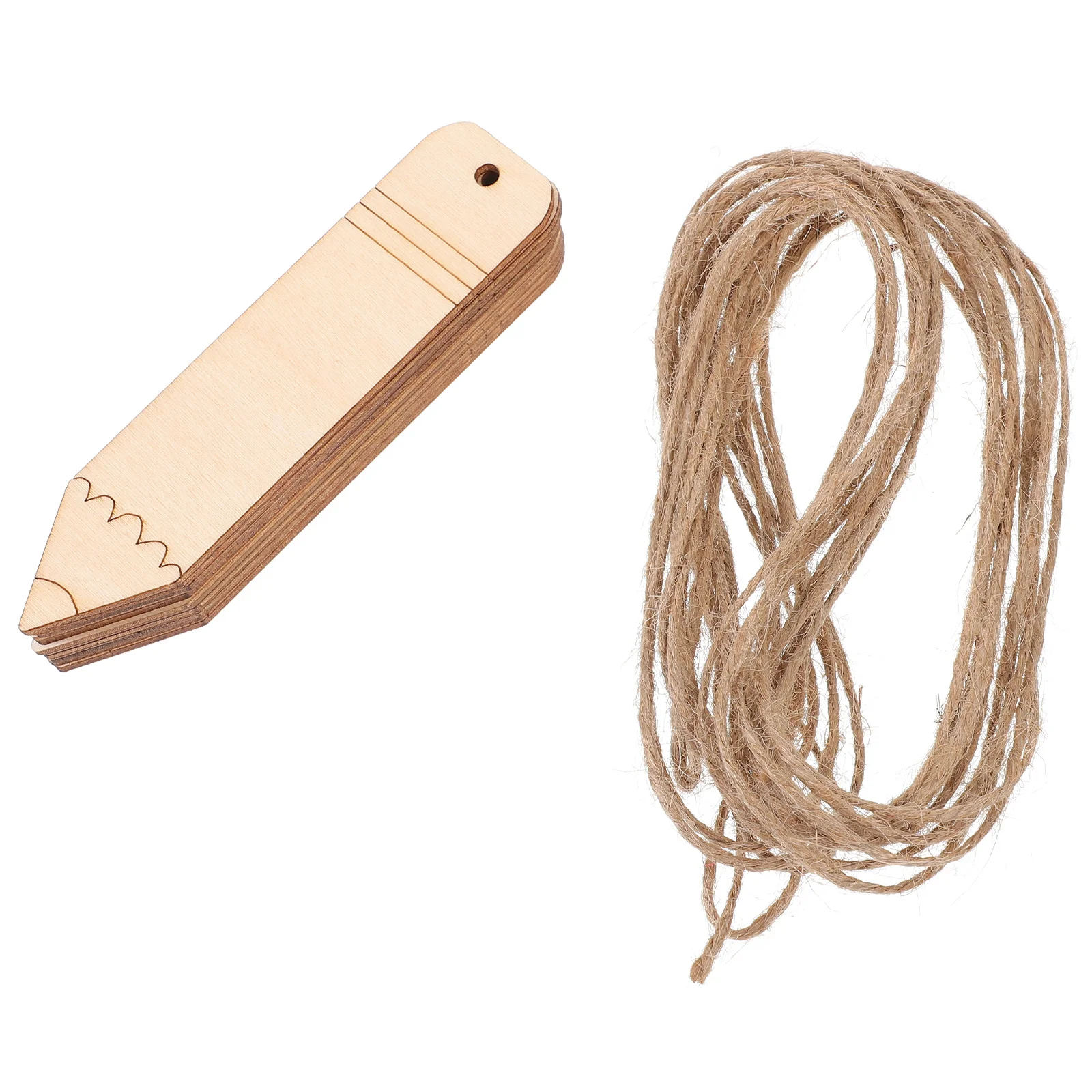 

10Pcs Blank Wooden Bookmarks Unpainted Wood Bookmark DIY Supplies Reading Markers for Home Decor Wood Bookmark Blank