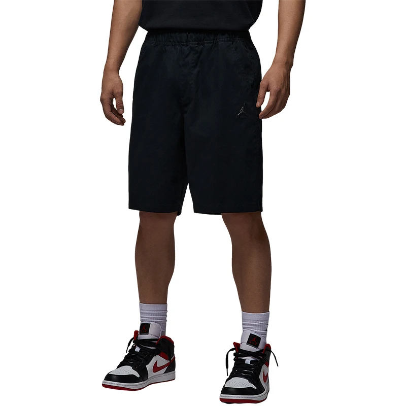 شورت Nike الأصلي JORDAN للرجال رياضي منسوج فضفاض يسمح بمرور الهواء HF9336-010