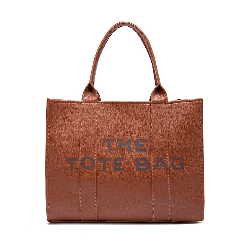 ToteBag Bag Women's Simple 2024 New Leather Original Color Versatile Large Capacity Tote Handbag