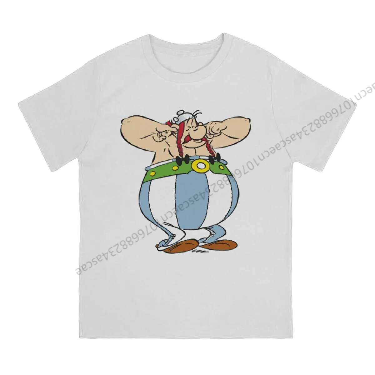 Asterixs and Obelixs T Shirt Homme Men's Tshirt Cotton Streetwear