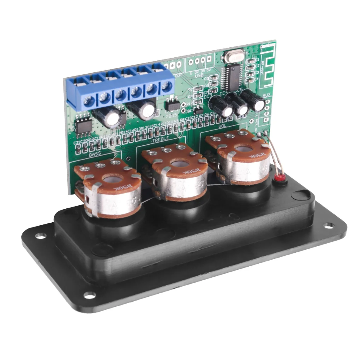 بلوتوث مكبر للصوت مجلس الصوت 20Wx2 ستيريو أمبير مكبرات الصوت AUX U القرص فك التريبل باس تعديل