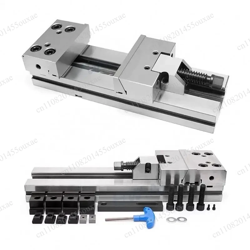 GT100-GT300 Precision Bench Vice Clamping Parallel Vise Flat Jaw Combination Milling Vice For CNC Machining