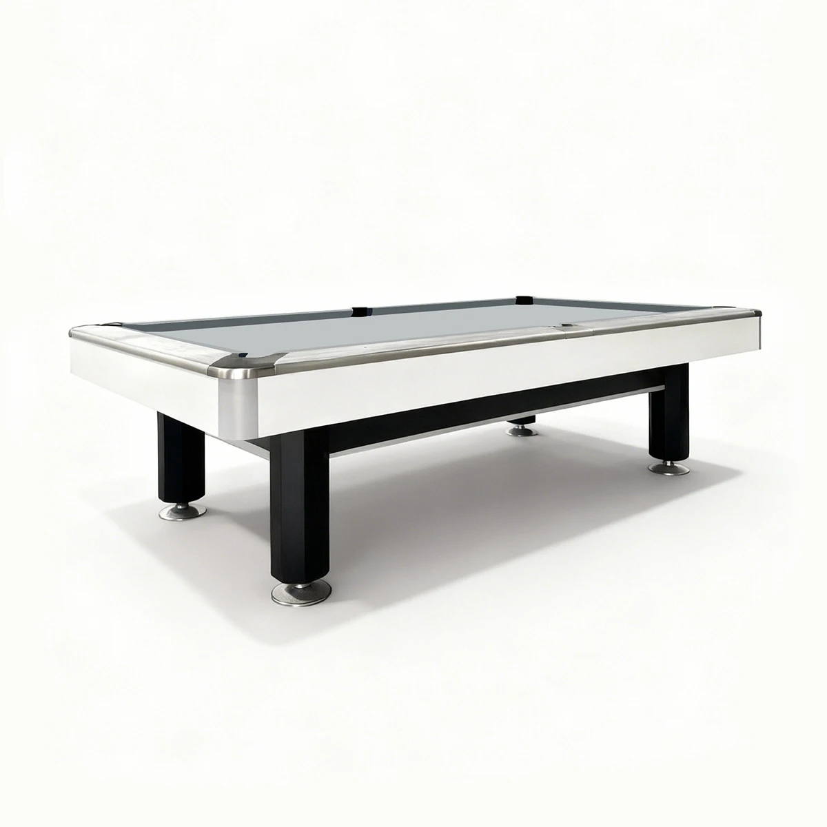 Factory Price New Unique Design 9ft Solid Wood Pool Table With Height Adjustment Mat For Sale