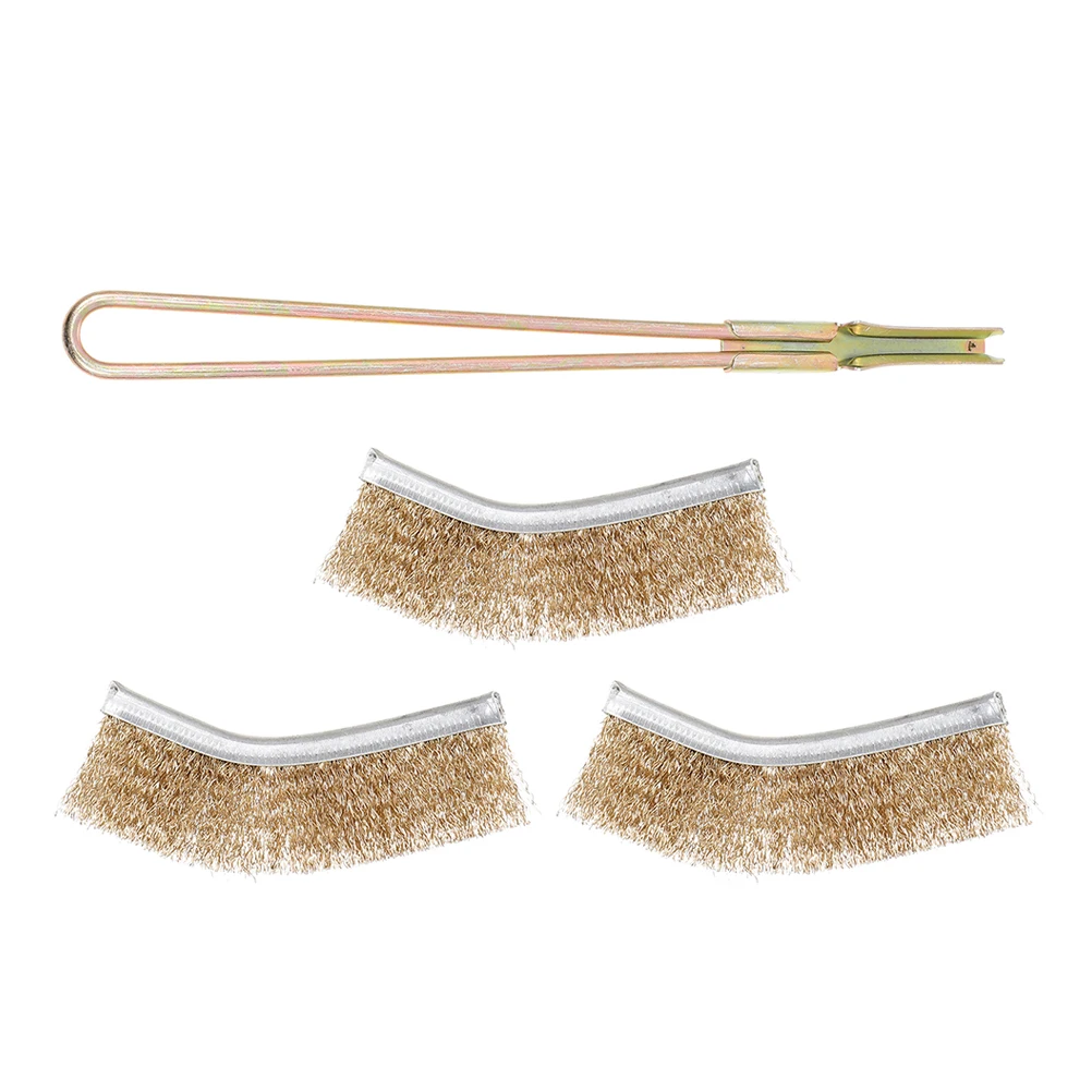 

Bird Cage Brush Cleaner Stainless Steel Wire Bristles Dense Durable Handle Guinea Pig Hamster Cage Accessories Tools Pet