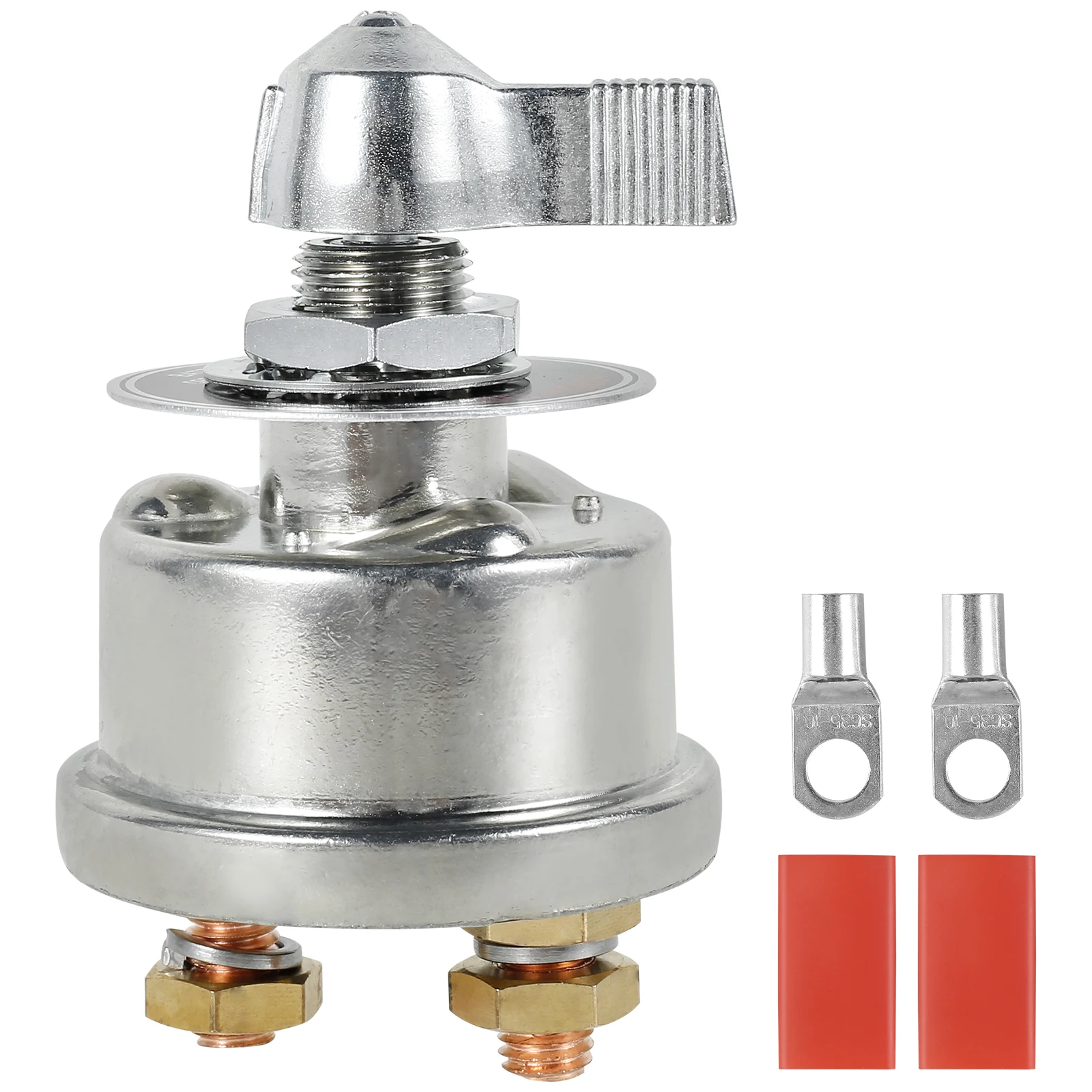 

Отключатель аккумулятора 12/24 В, безопасный переключатель, устойчивый к атмосферным воздействиям, изолятор отключения питания, аварийный выключатель аккумулятора для автомобиля, автомобиля, грузовика, яхты