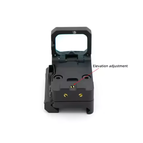 VISM Metal Flip-Up Red Dot Sight for Glock 17 Taurus G2C PT111 1913 Mount Airsoft Tactical Scope