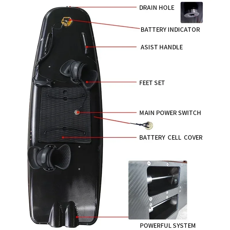 กระดานโต้คลื่นอลูมิเนียมฟอยล์ CLB-4-17-1 ขายดี สำหรับกีฬาทางน้ำ