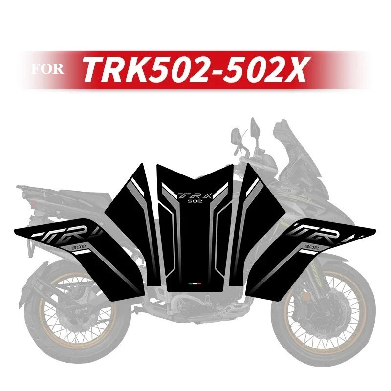 For Benelli TRK 502-502X Fuel Tank Area Protection Stickers Kits Of Motorcycle Accessories Decoration 3M Back Glue Refit Decals