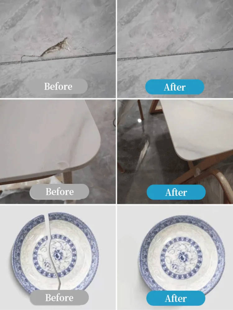 Tile Paste Repair Ceramic Paste Repair Epoxy Tile Repair Paste Glaze Repair Paste Filling Material ceramic crack repair adhesive