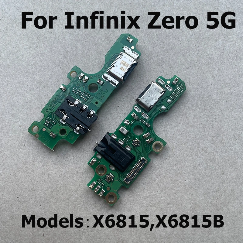 

New For Infinix Zero 5G USB Charge Port Jack Dock Connector Charging Board Flex Cable X6815 X6815B