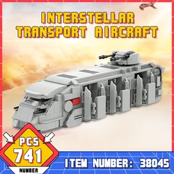 MOC-38045 Military Transport Plane Small Particle Chinese Building Block Toy Set Creative Gift Toys For Boys Children Adult Gift