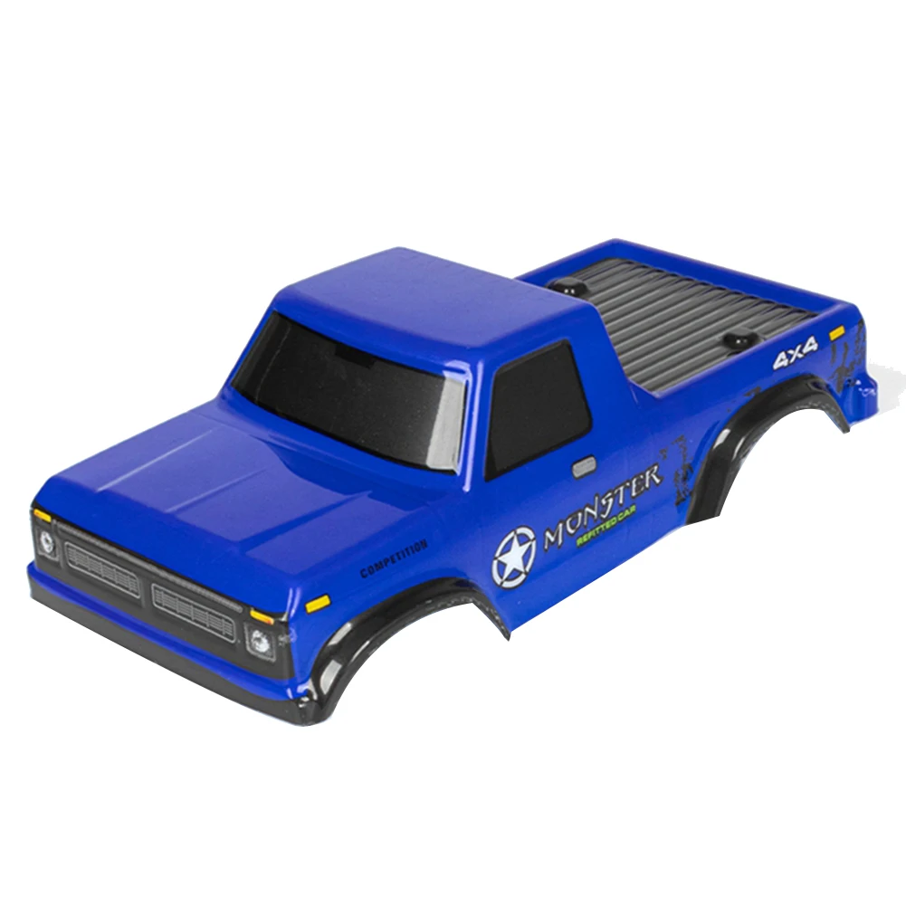 Plástico macio F150 Corpo Shell para Axial SCX24 1/24 RC Crawler Car DIY Atualizações Peças, Azul