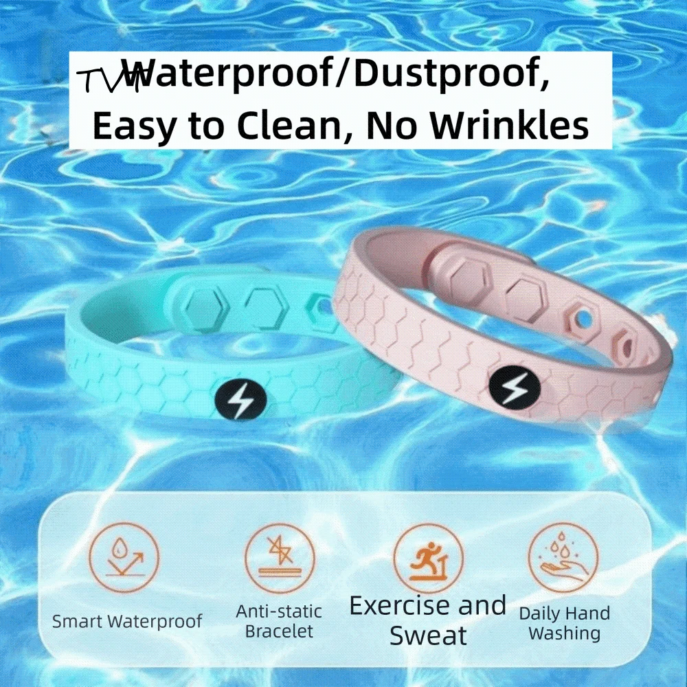 Antistatic Anti-static Bracelet Waterproof Adjustable Anti-static Wrist Strap Gentle Care Silicone