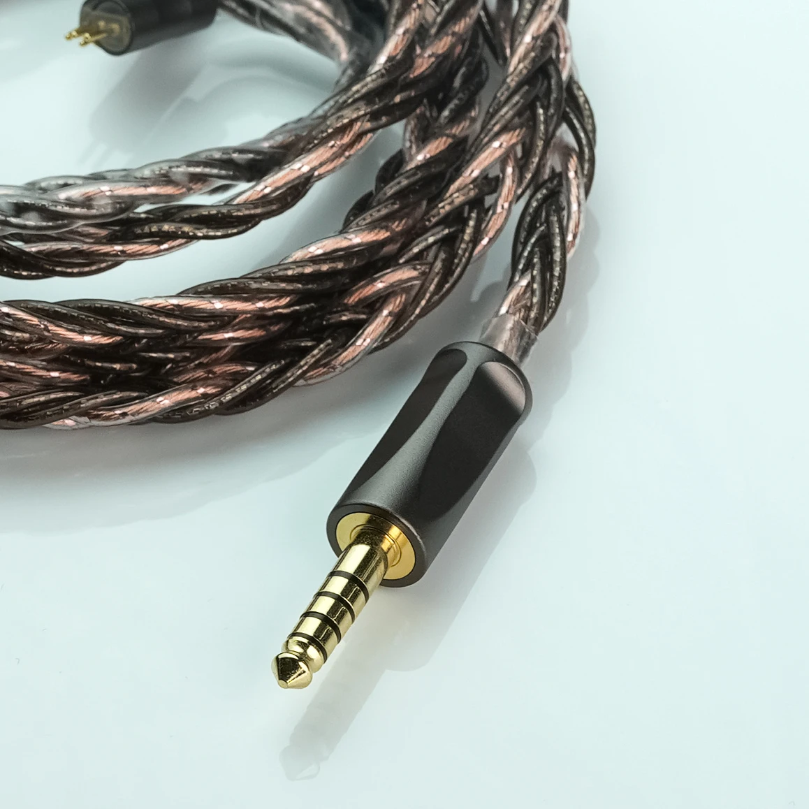 Cable Trusted DART FROG-P Cable IEM de trenzado híbrido de múltiples elementos enchufe de 4,4 mm MMCX/0,78 mm 2 pines para Campfire VisionEars