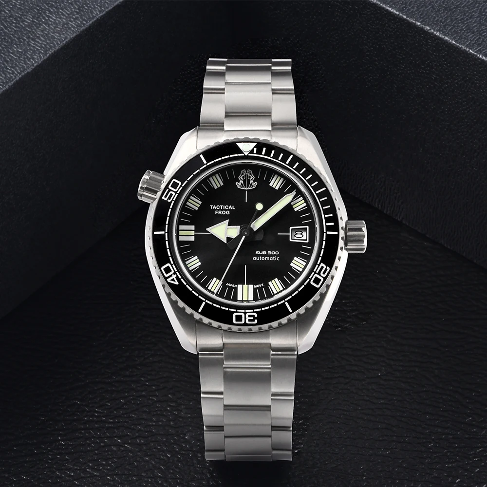 Tactical Frog 41MM Men's Luxury Watch Automatic Mechanical Movement NH35A Titanium Sapphire 200M Waterproof C3 Luminous  Watches view 3