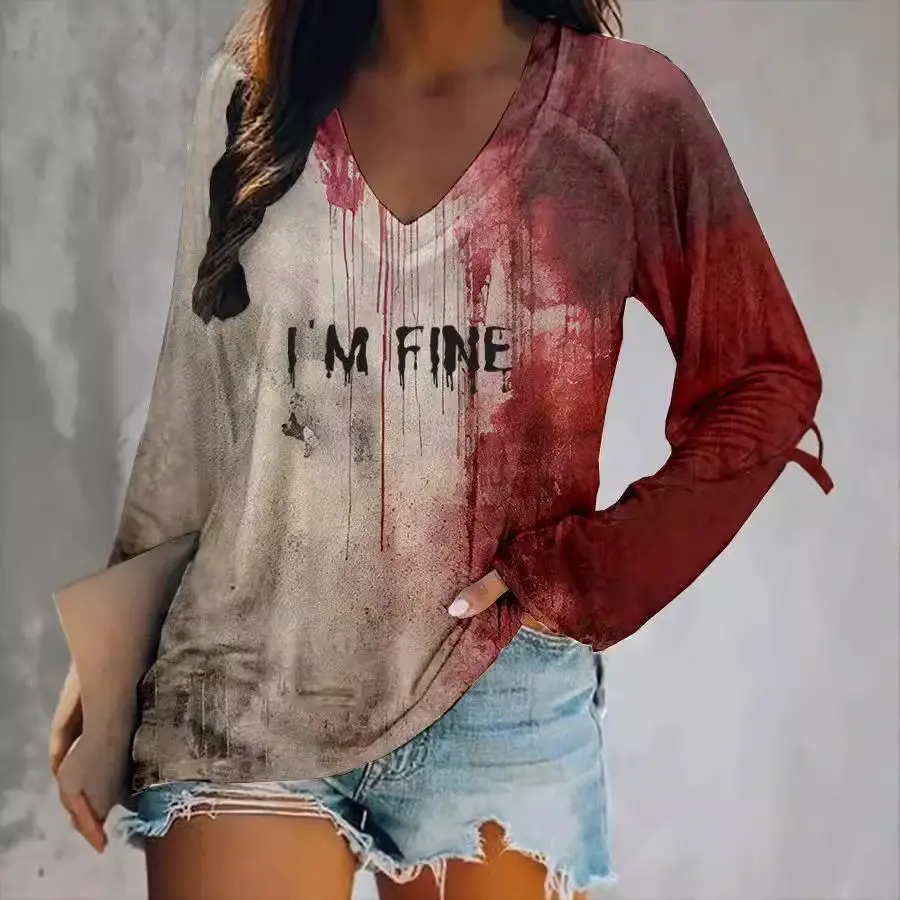 

plus Size Women's Shirt Long Sved Collar Casual Style Polyester Fiber Long Sleeve Business Scene Side Open Zipper