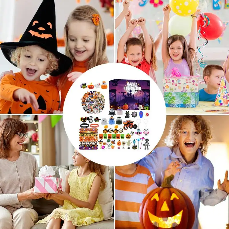 Halloween Party Favors Fidget Halloween Squeeze Toys Halloween Miniatures Goodie Bag Fillers Party Favor Set For School