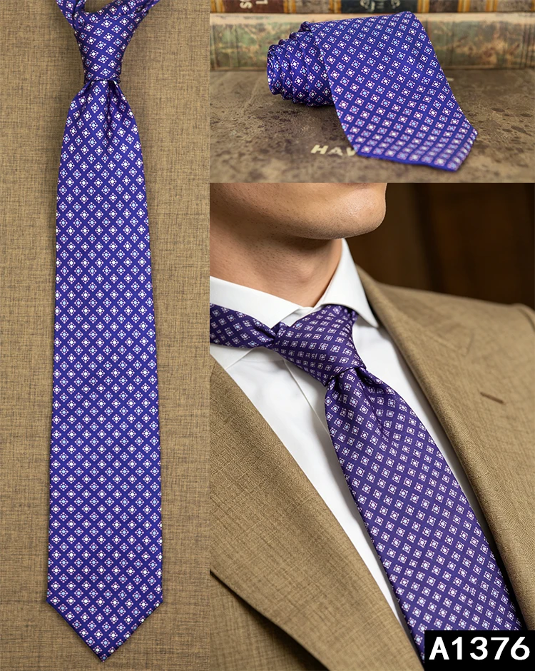 Classy Paisley Floral Checked Stripes Dots Multicolor Mens Tie Neckties 100% Silk Printed Suit Gift For Men Wholesale