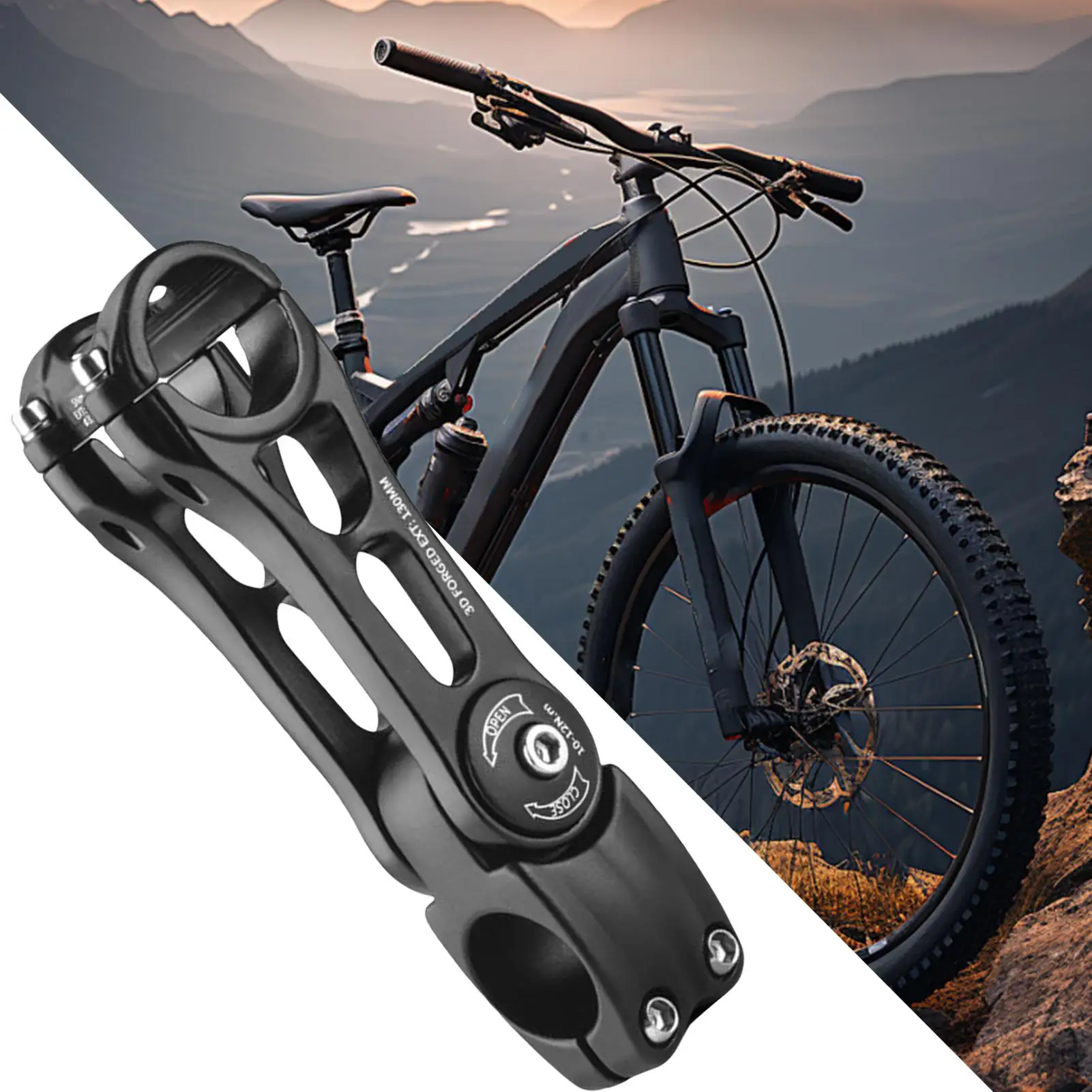 

Вынос горного велосипеда 31,8 мм, вынос руля горного велосипеда, легкий велосипедный удлинитель для городских поездок, фитнес-тренировок