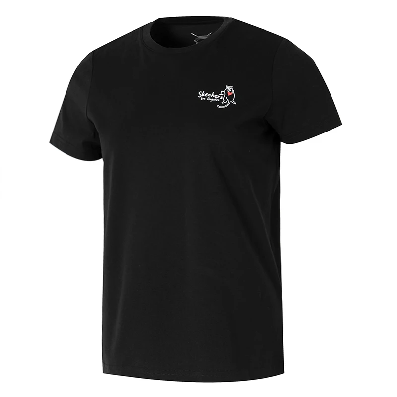 

Skechers Knitted Crew Neck Shirt Short-Sleeved T-Shirt Loose Round Neck Women's Commuter Sports Casual Wear P225W302-03K8