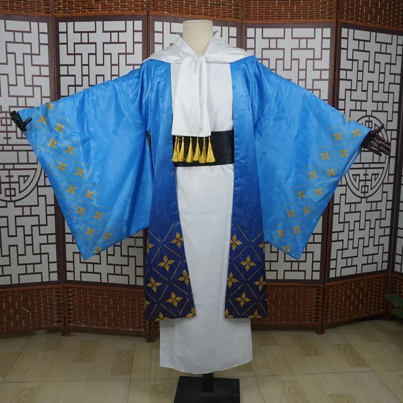 ss13VTuber NIJISANJI Luxiem новогоднее кимоно Shu Yamino Ike Eveland Vox Akuma Mysta Rias Luca Kaneshiro Косплей Костюм