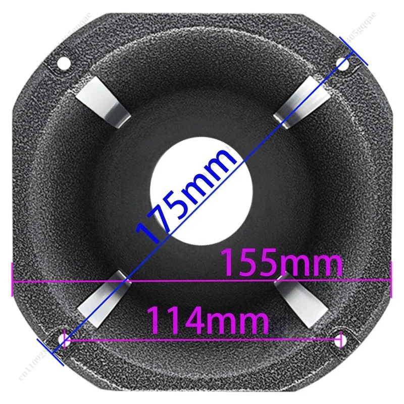 Super Aluminum Black Diffuser Horn 2 Inch Bolt on Compression Driver Horn