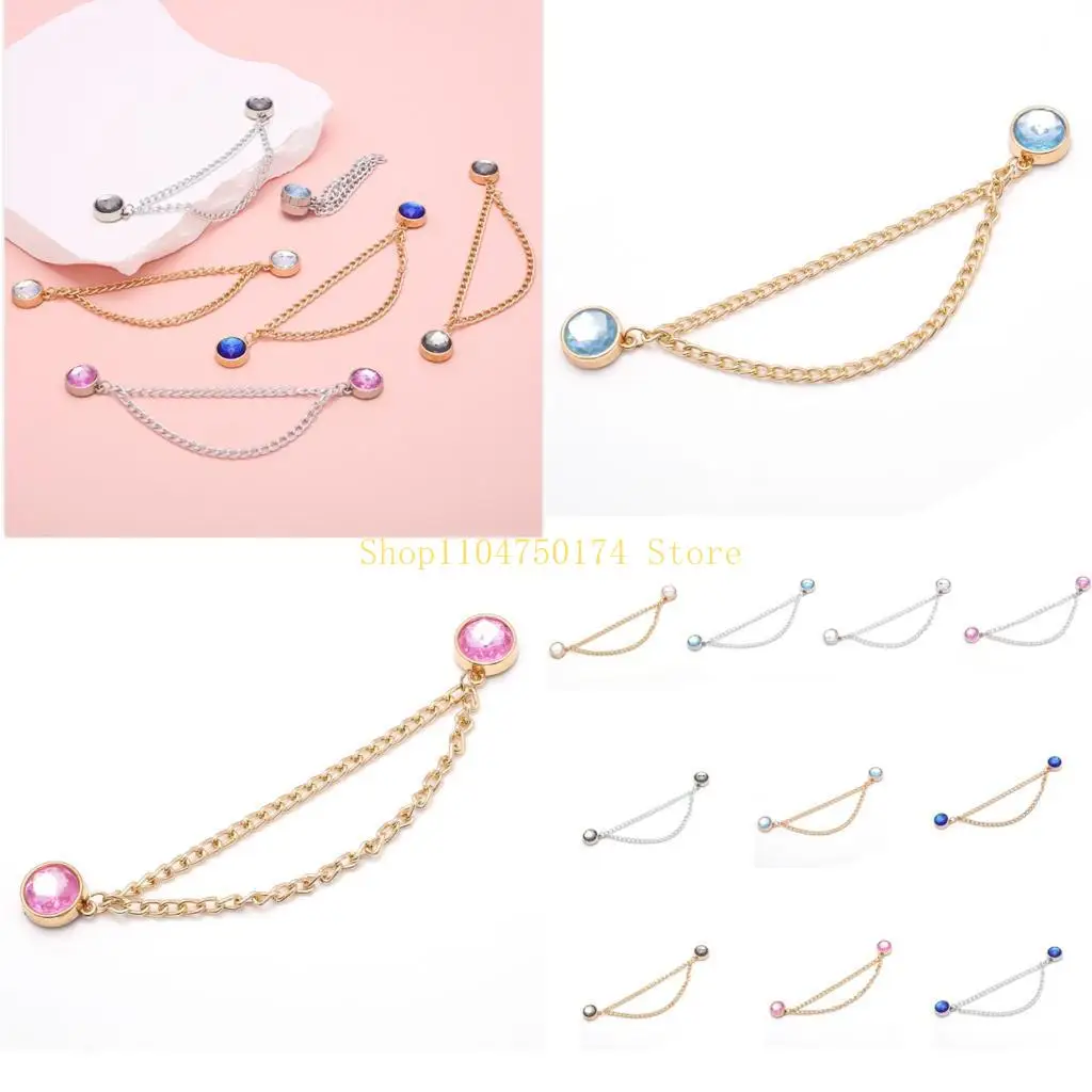 

Trouser Shortener Clip Rhinestones Clasp Trouser Length Adjuster Clip for Jeans Pants to Make Shorter top sale