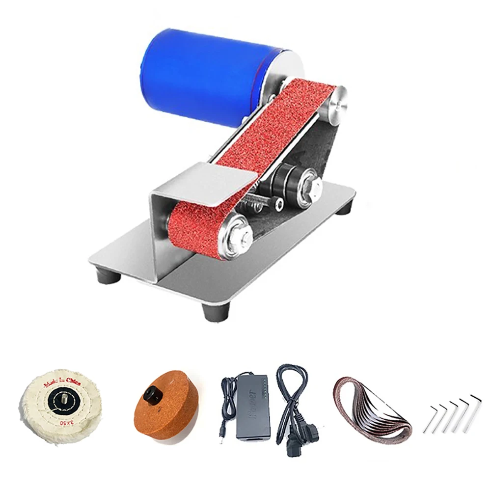 Electric Sand Belt Machine for Sharpening & Polishing Water-Resistant Design 200W