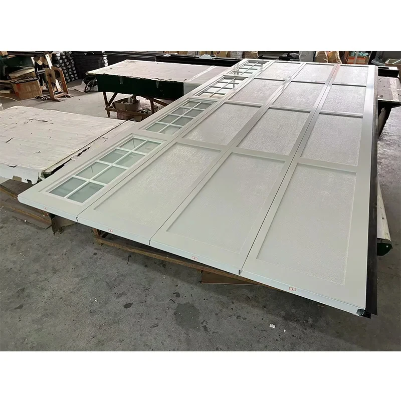 High Quality Factory Supplier Polyurethane Foam Filled Color Steel Garage Door