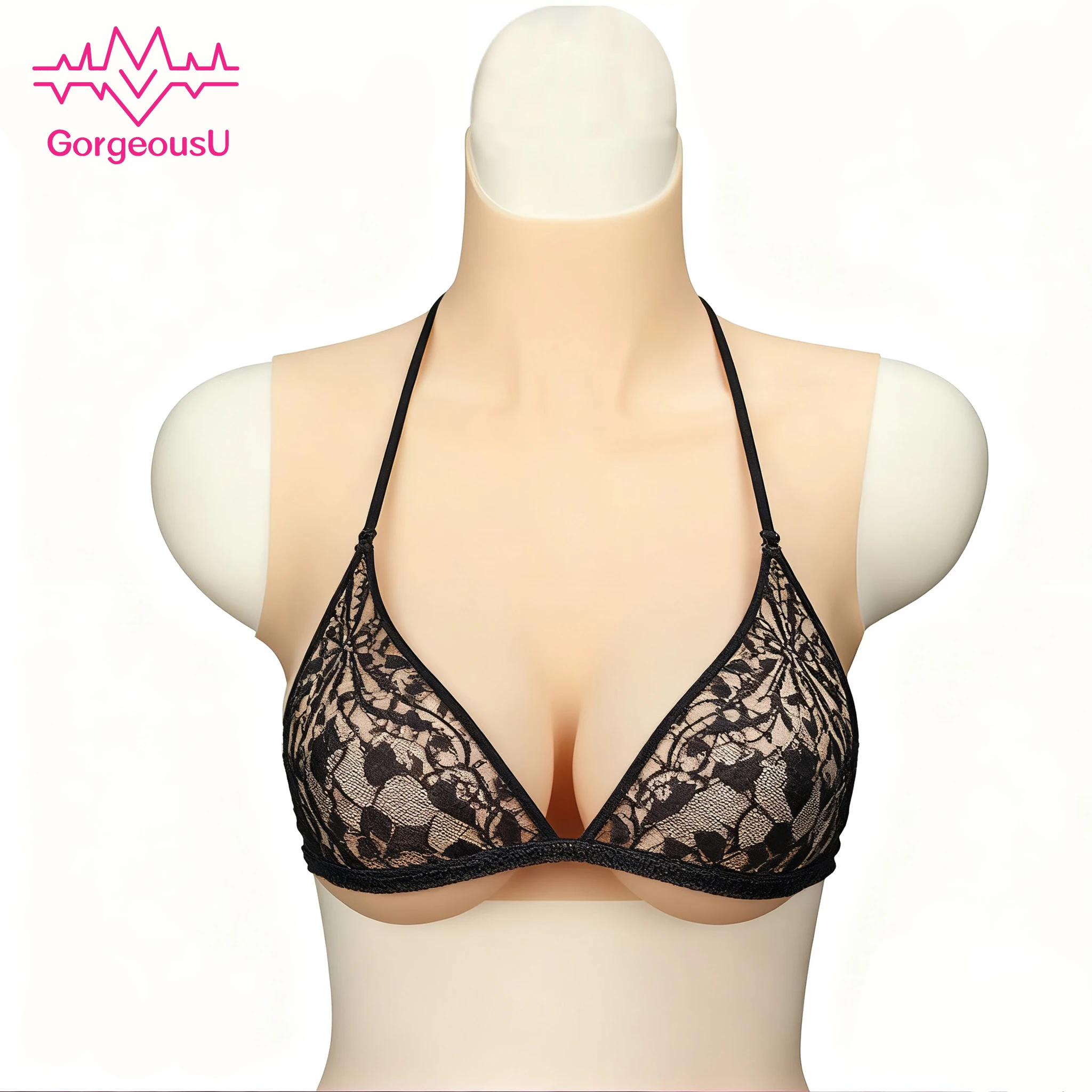 

Crossdressing Silicone Breast From Prostheses Fake Boobs Drag Queen Fake tits Breast Breastplate Artificial chest Lingerie Sissy