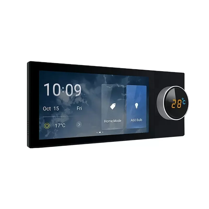 Smart Home Control System Wifi Multi-function Touch Screen Zigbee Hub Gateway Ble In-wall Central Control Switch Panel