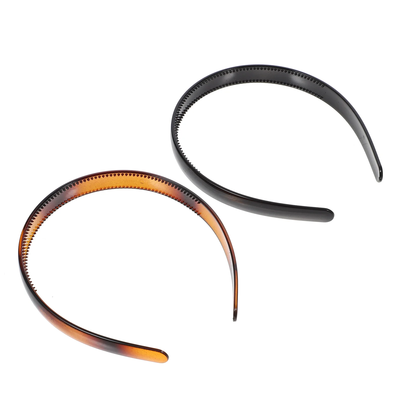 

2pcs Hair Accessories Simple Headbands with Teeth Durable Women Fashion Anti-slip Hoop Daily Engagement Parties Gift Hair Care