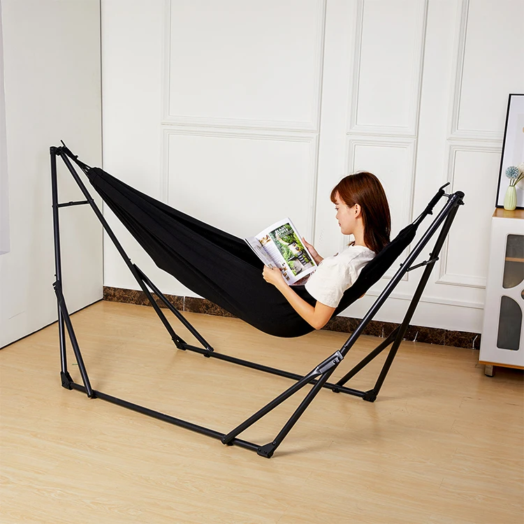 portable hammock swing chair with stand clothes hanger 2022