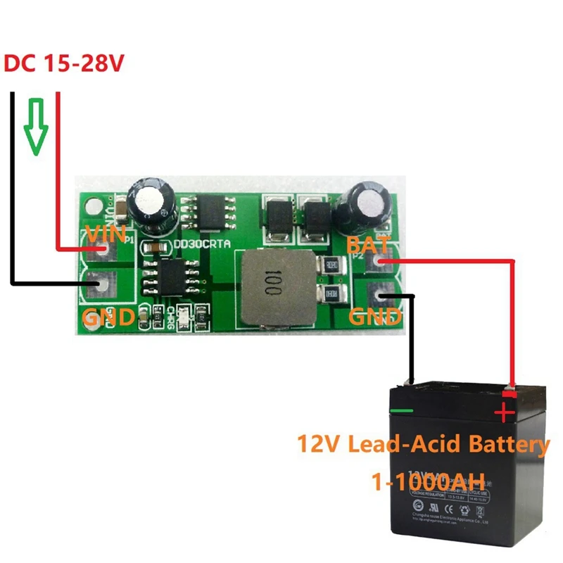 3A 12V 1-1000AH Lead-Acid Battery Charger Accumulator Charger For UPS Car Motorcycles Electric Road Vehicle, A Easy Install