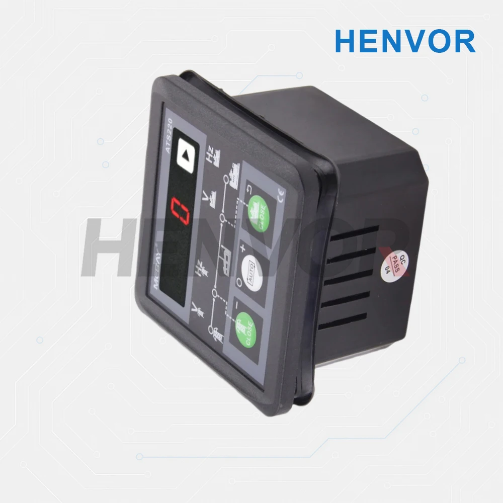 Mebay ATS220 generator automatic transfer switch controller auto manual LED display module 8 to 36V power panel