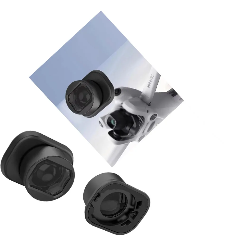 

External Wide-angle Lens Filter for DJI Mini 4 Pro Shooting Range Increase 25% Camera Lens Drone Camera Accessories