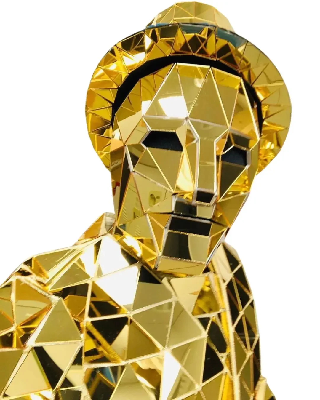 بدلة أداء مرآة مخيطة يدويًا بدلة عرض للرجال فستان المسرح قناع زجاجي للهالوين زي تنكري ملابس عيد الميلاد