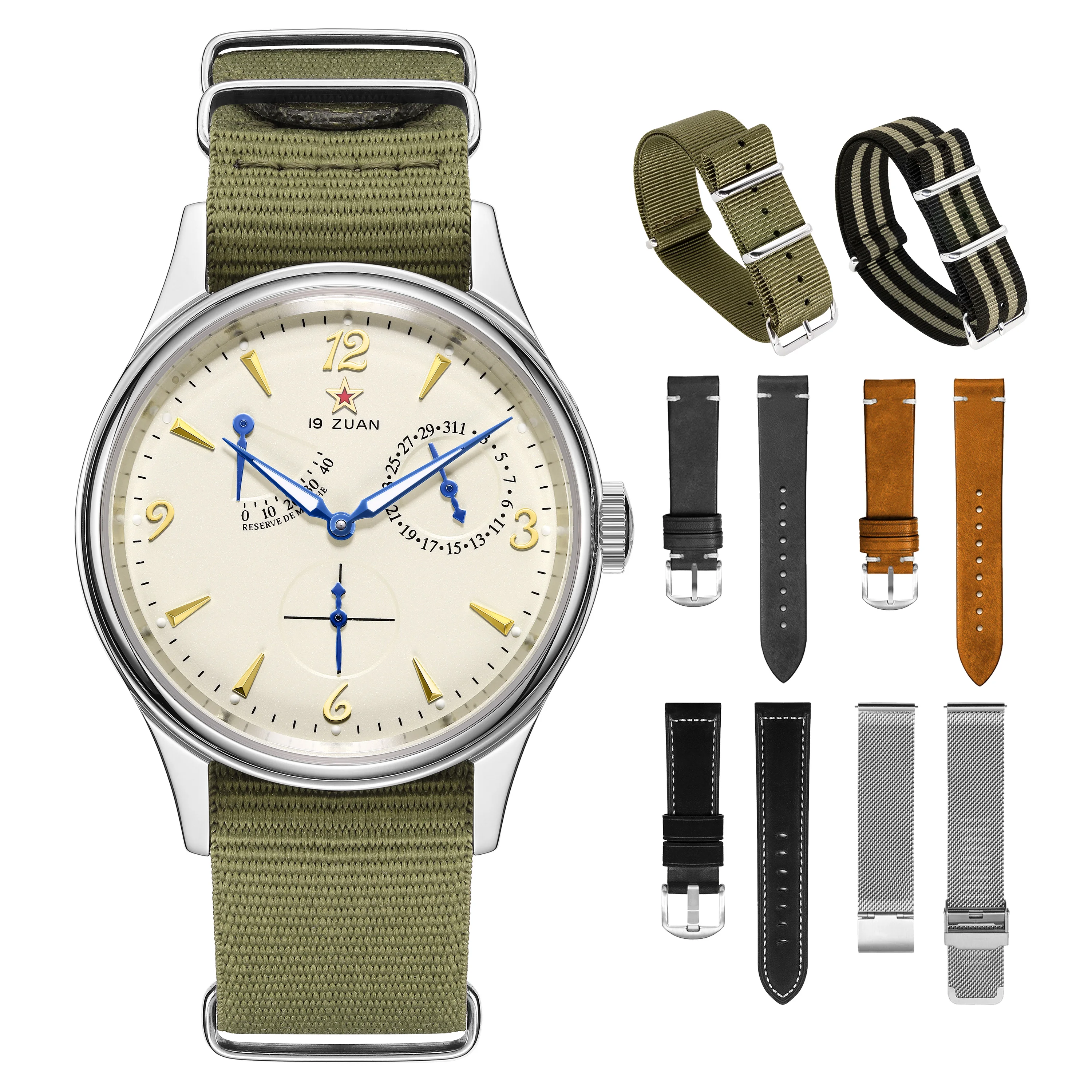 Новые часы Seagull 1963 ST1780, механизм 40 мм, часы-пилот для мужчин, автоматические механические наручные часы Waterpoorf Retro с 19 zuan 5ATM