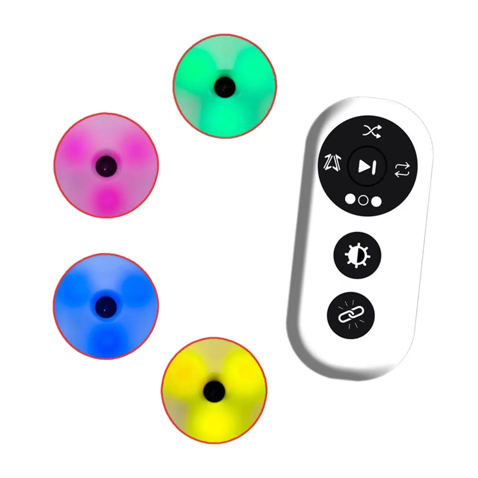 

Набор из 4 сенсорных LED-светильников для тренировки реакции и скорости: оборудование для фехтования, лакросса, баскетбола, физических упражнений в помещении и на улице