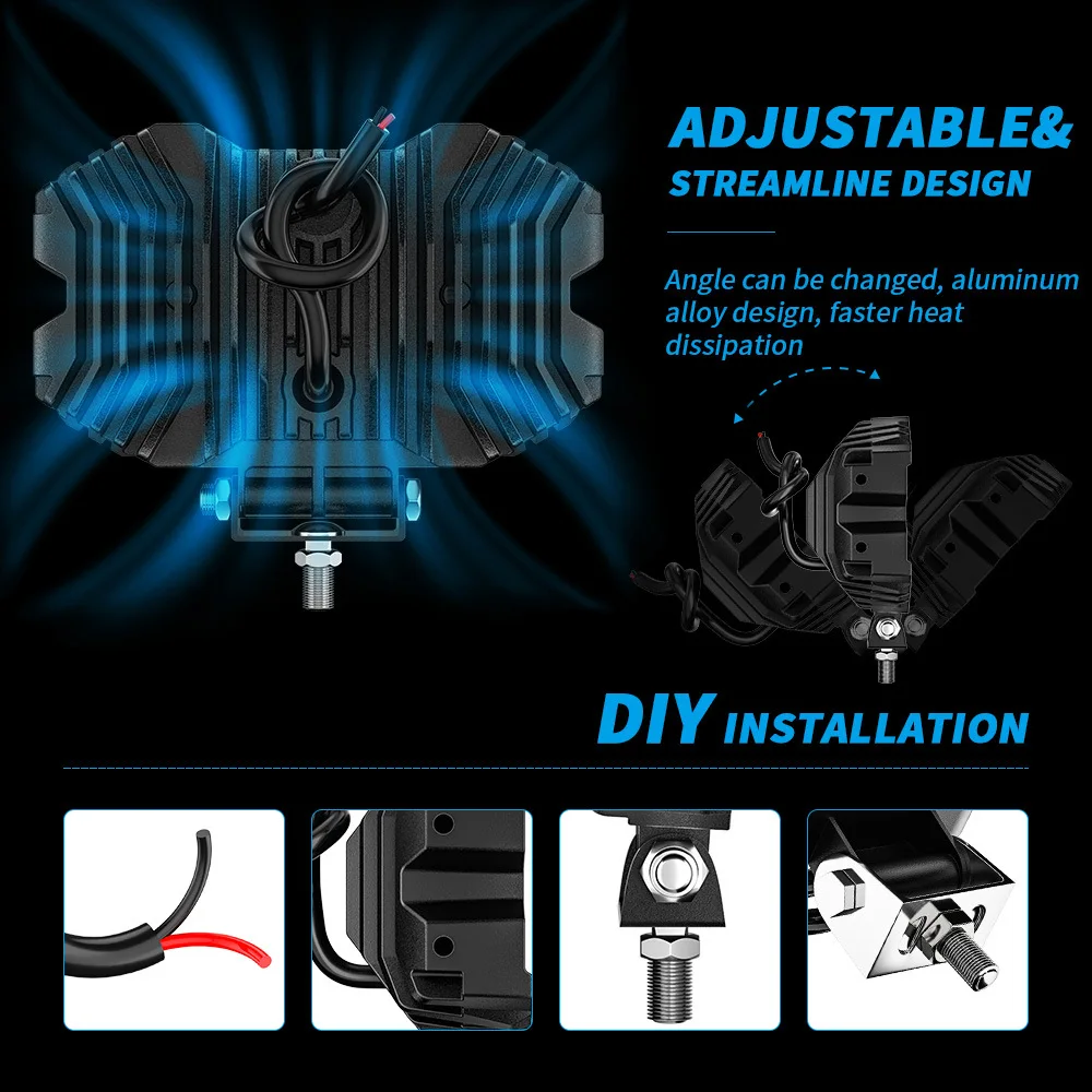 Xenplus جديد وصول الطرق الوعرة سيارة ضوء 34 واط 6000 كيلو السوبر مشرق Led سيارة العلوي تعديل شاحنة جرار Led ضوء العمل