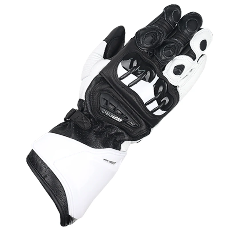 Two-X Gp Pro Motorcycle Leather Gloves Long Gloves Motorbike Moto Racing Leather Gloves All Sizes view 5