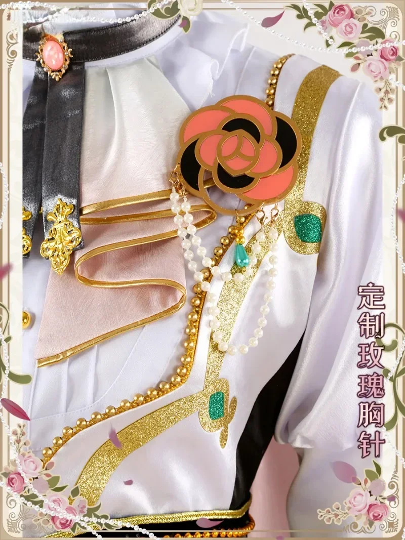 Anime Ensemble Stars Cosplay Valkyrie Itsuki Shu Kagehira Mika Coat Shirt Waist Wrap Pants Bow Tie Brooch Customizable Costumes