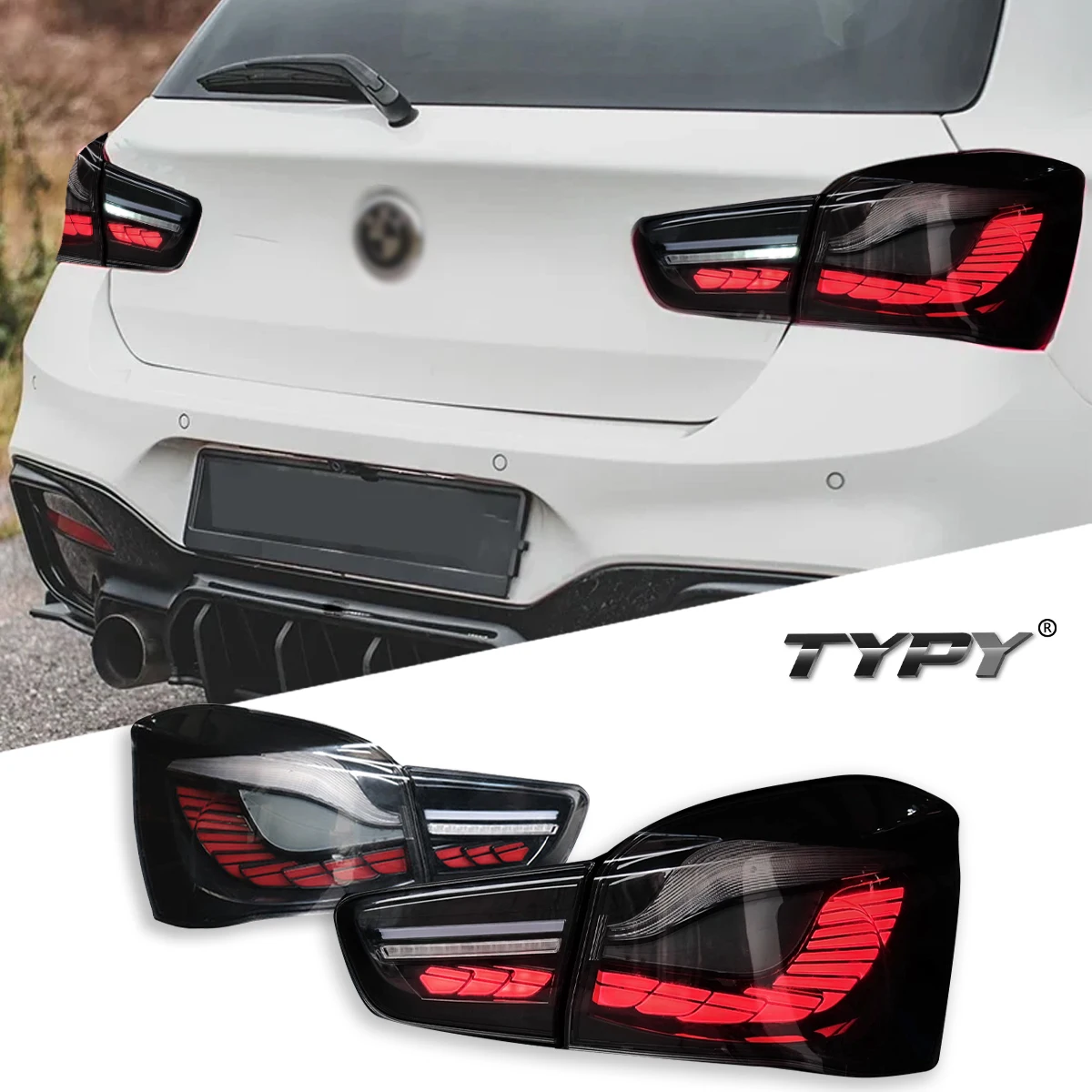 

Car For BMW 1 Series F20 F21 Taillight 2015-2018 Upgrade Modified to New DRL Dynamic Turn Signal LED Taillight Auto Accessories