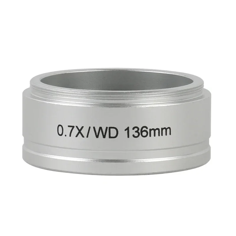 WD 0.5X 0.7X 2.0X G-AL Stereo Microscope Trinocular Microscope Auxiliary Objective Lens Barlow Lens 55mm For Nikon SMZ645 SMZ745