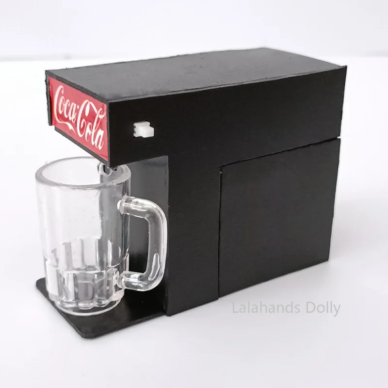 Doll House Mini Water Dispenser (Can Receive Water) for Doll House Kitchen Living Room Furniture Decoration Accessories