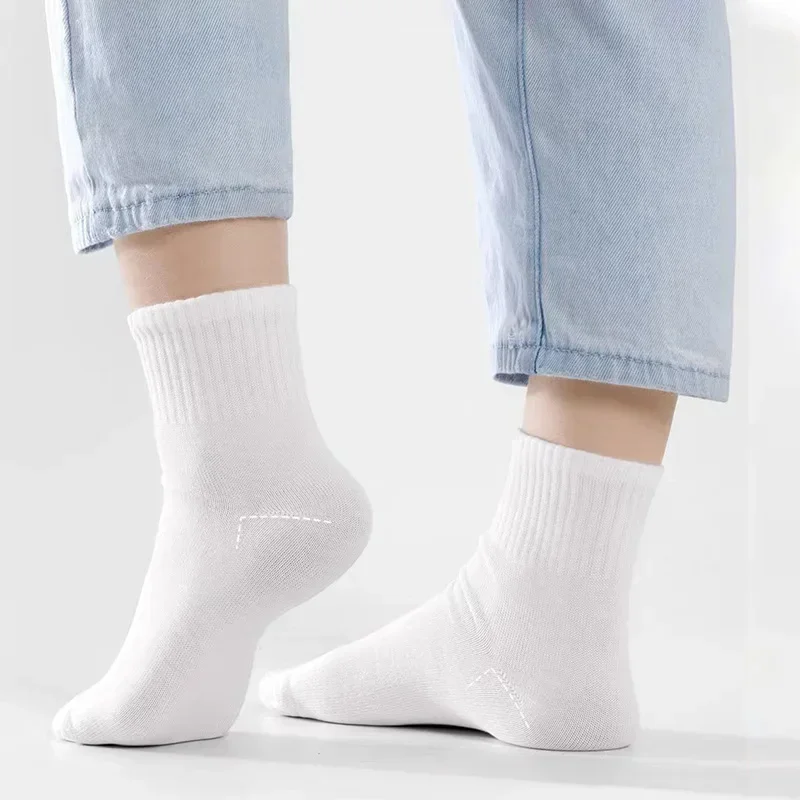 5 Pairs Women\'s Solid Low Cut Socks Summer Breathable Soft Quarter Socks For Workout Casual Walking Running Sports Unisex