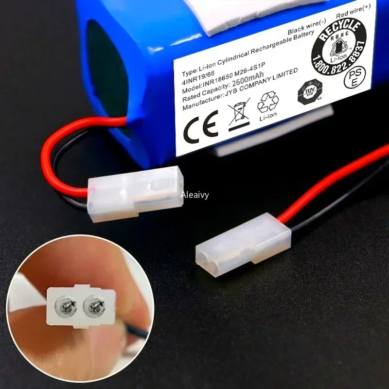 Original 2600mAh 14.4v Replacement Battery for Xiaomi Mijia Mi Robot Vacuum-Mop Essential G1 MJSTG1 SKV4136GL NCR18650B 3400mAh